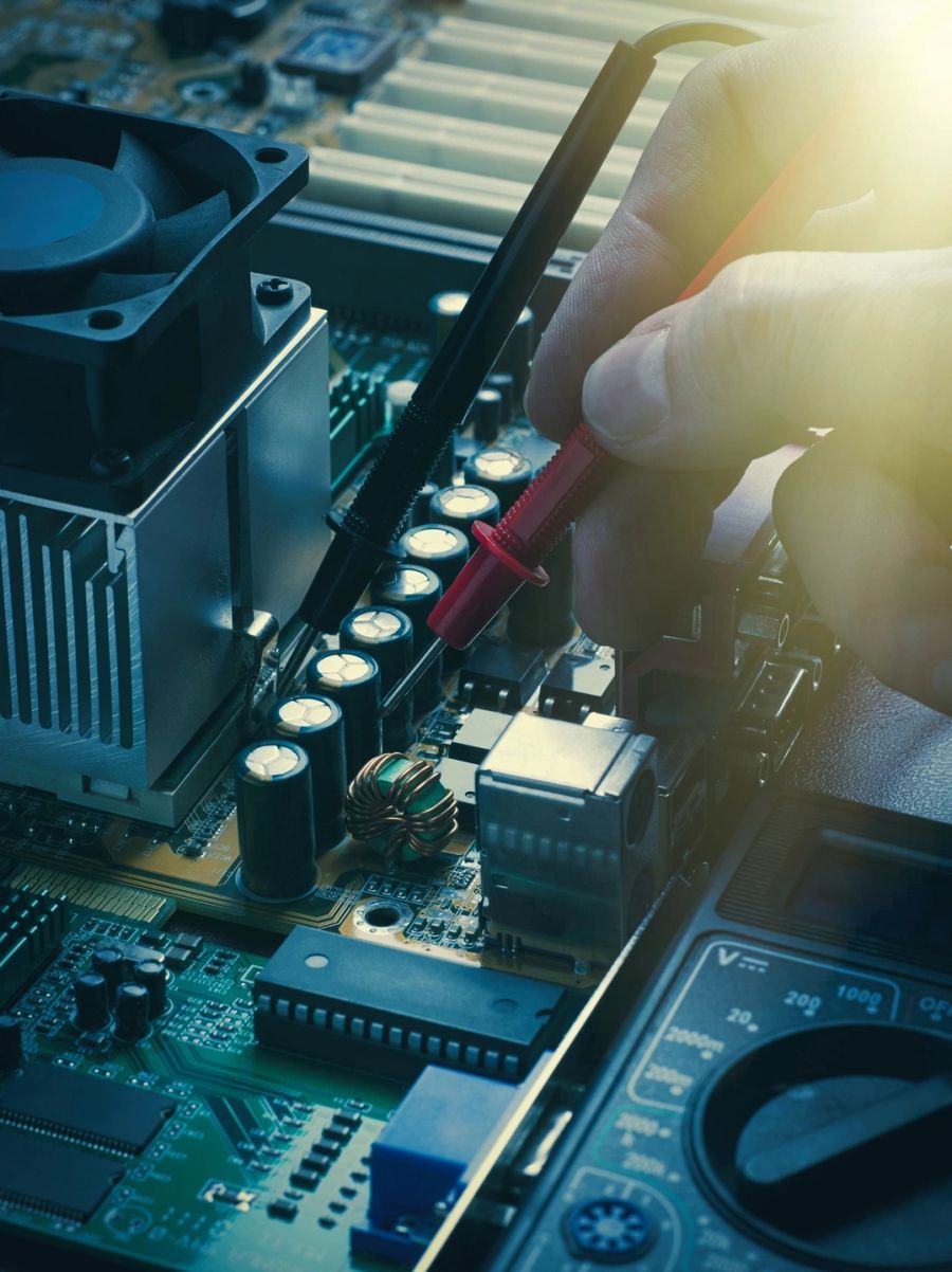Electrical diagnostics on a circuit board